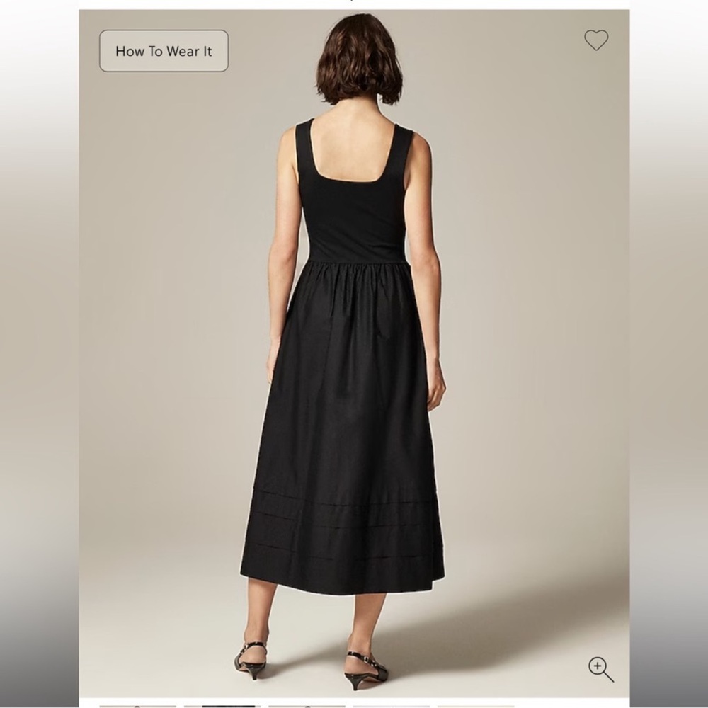 J.Crew Tall drop-waist mixy dress Large-Tall - Picture 2 of 9